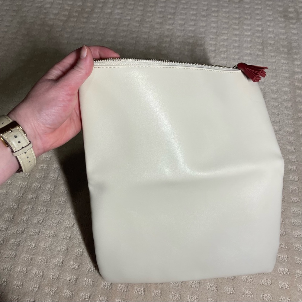 NWOT Rachel Pally leather trimmed reversible printed clutch - Picture 12 of 13